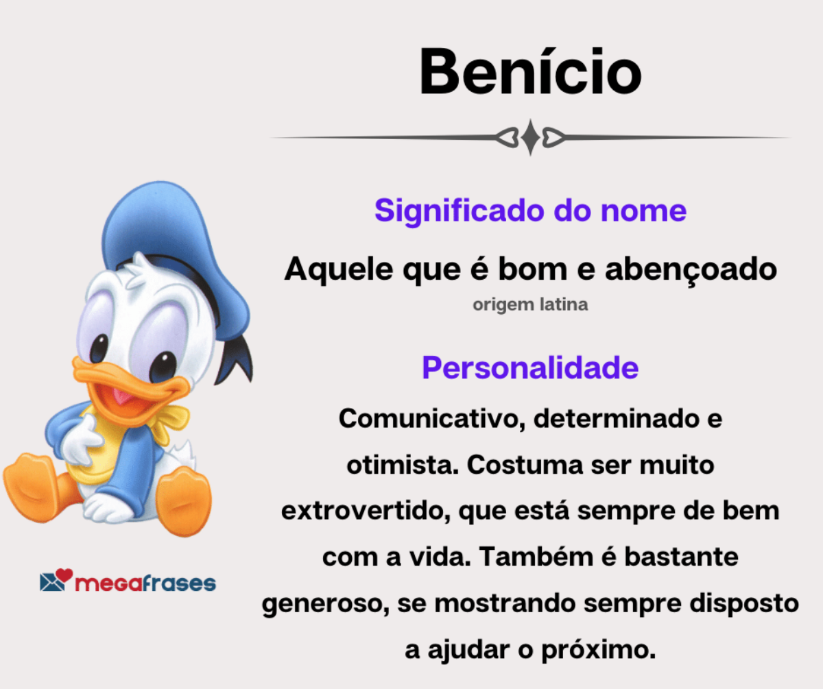 nome Benício