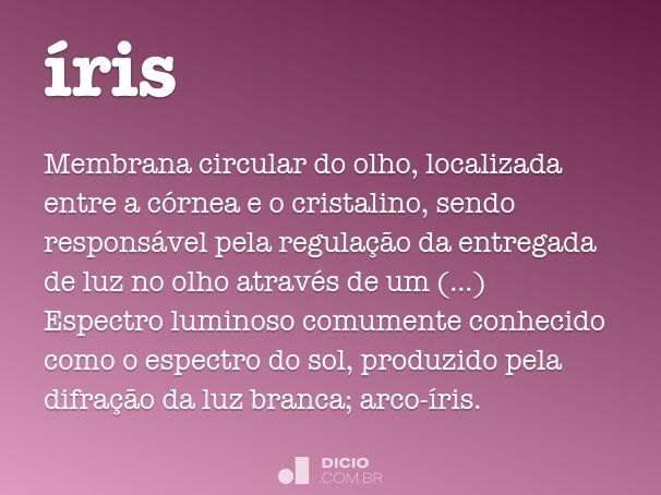 significado Íris nome grego