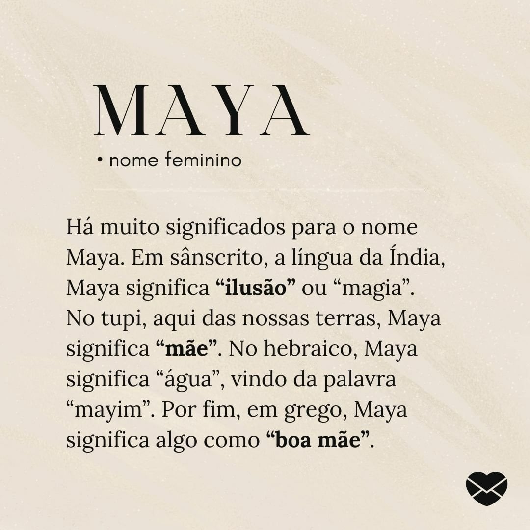 origem nome Maya