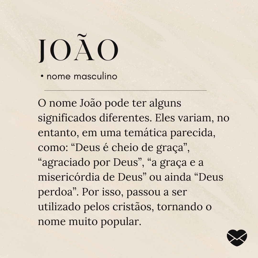 origem do nome João