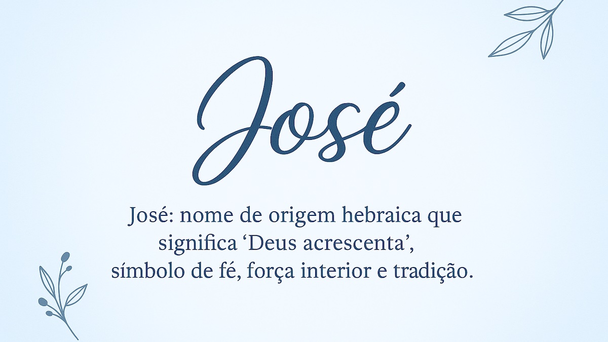popularidade do nome José no Brasil