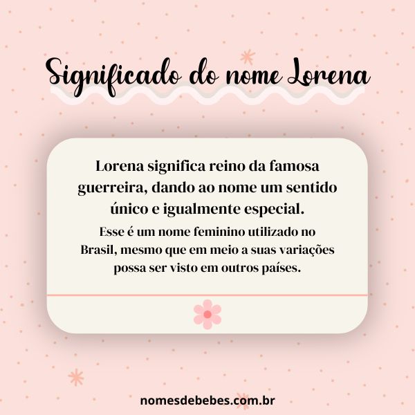 Lorena nome