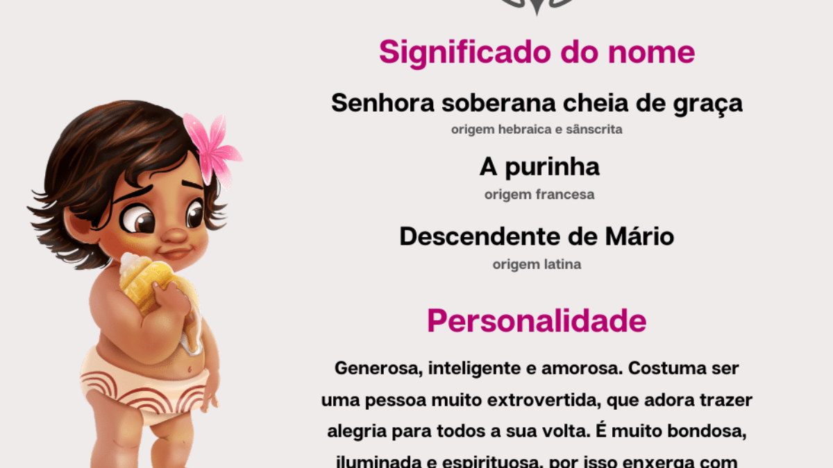 mariana nome feminino