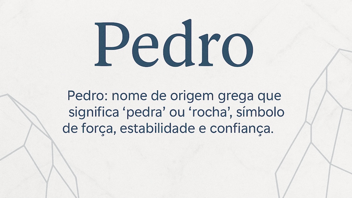 personagem Pedro nome