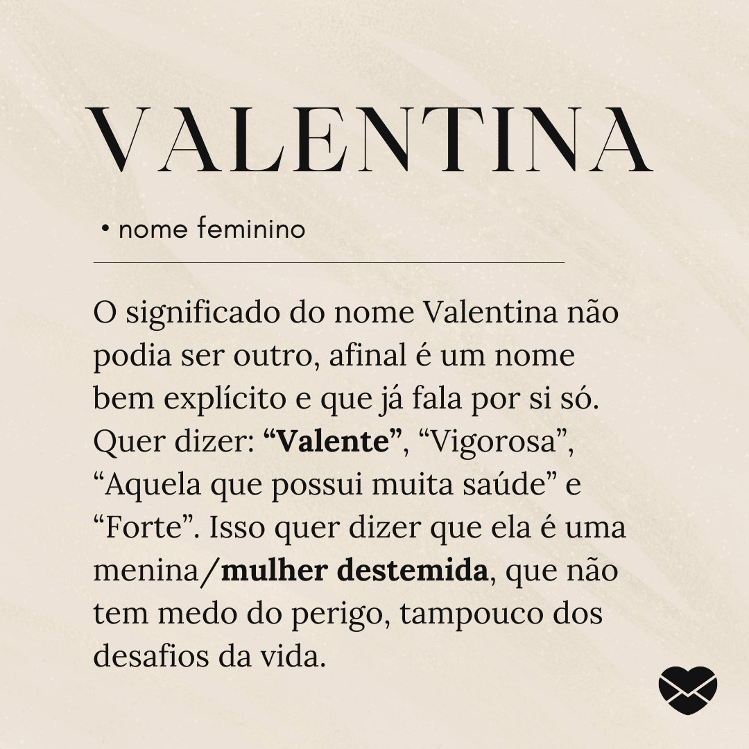 significado de valentina