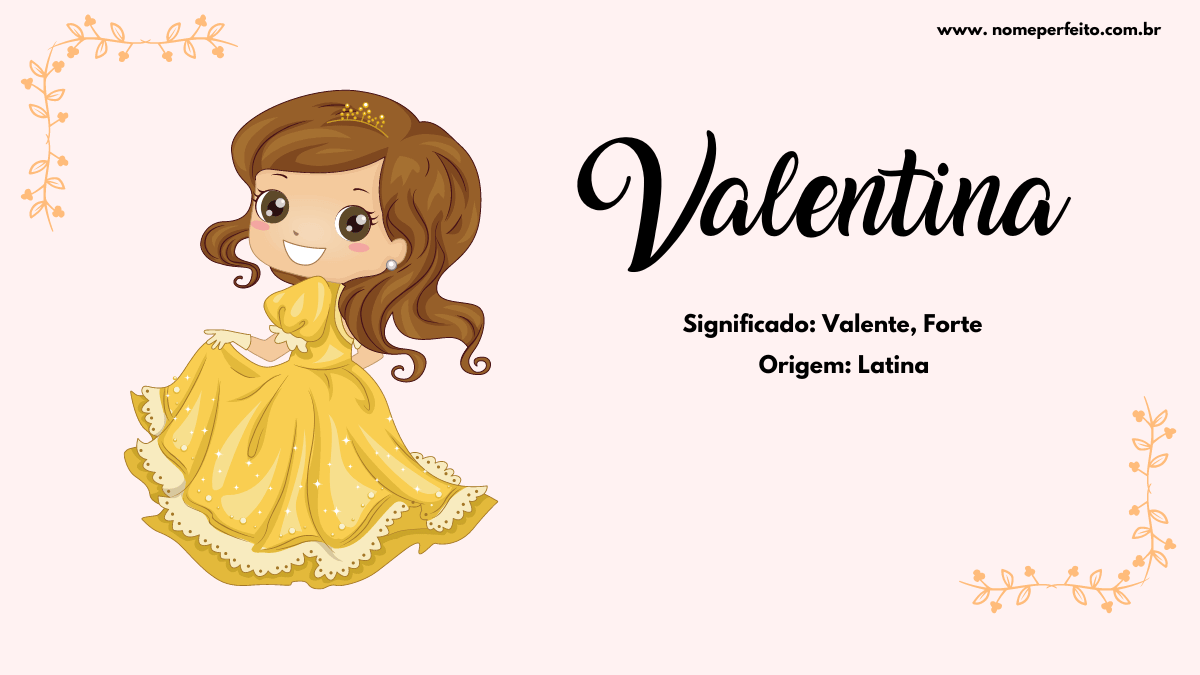 origem do nome valentina