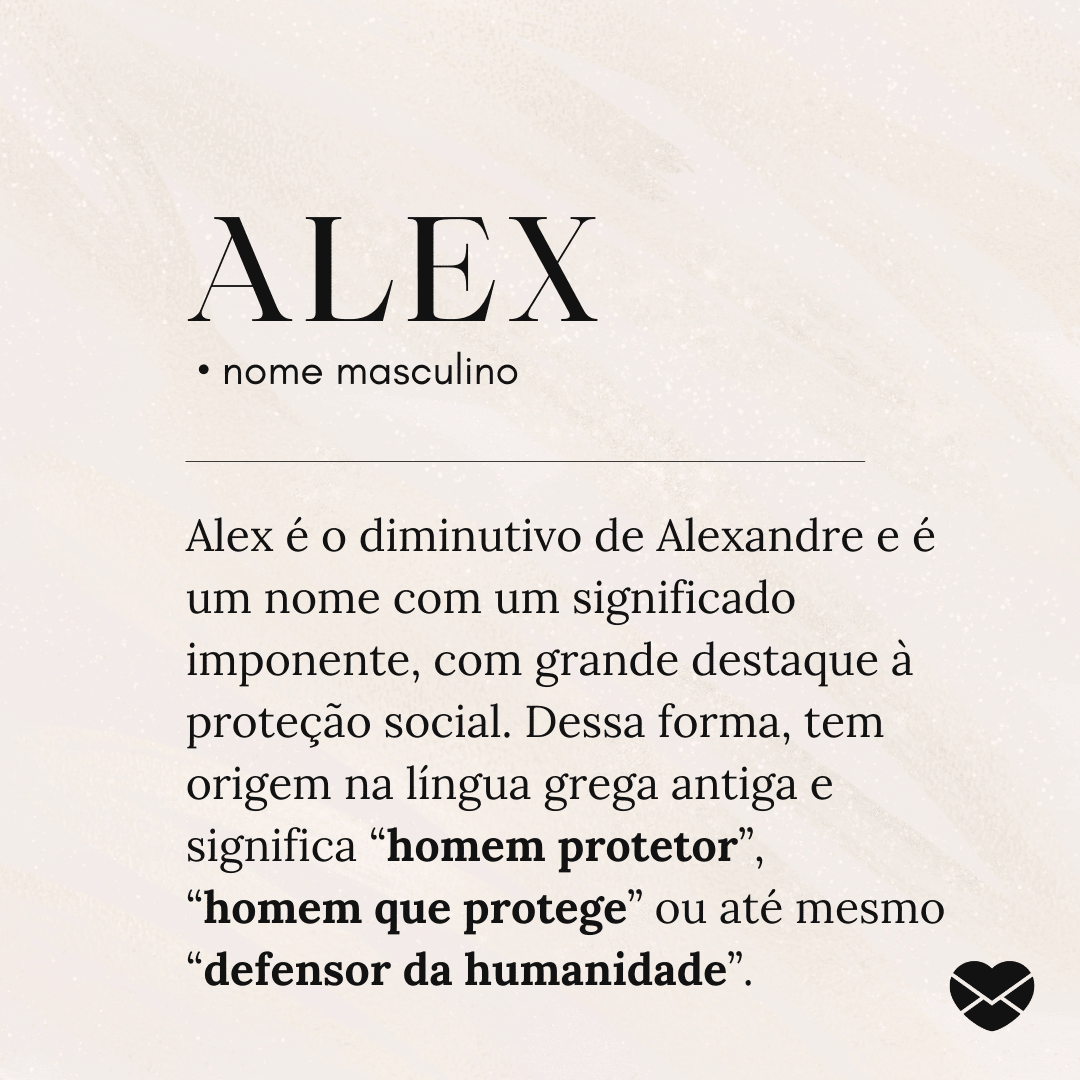 significado Alex