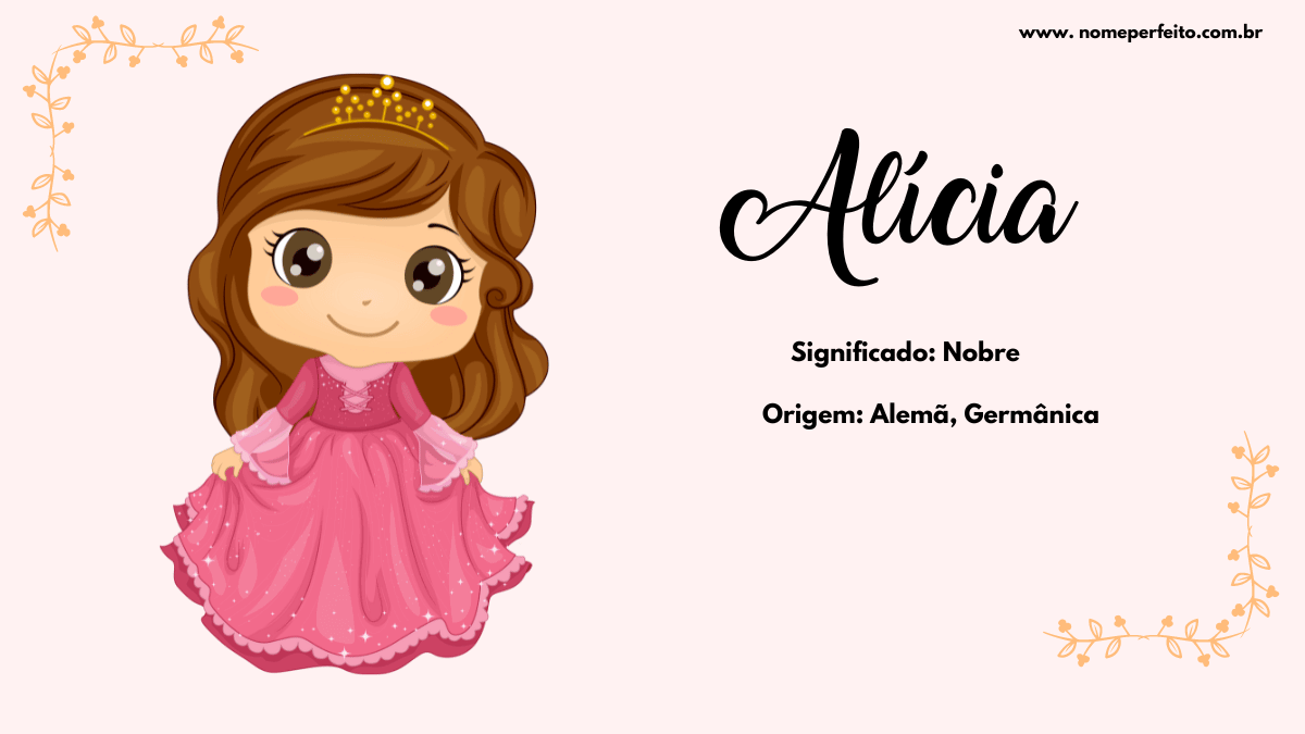 significado nome alicia