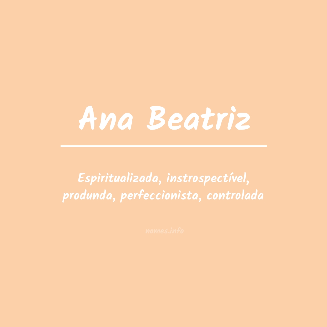 origem nome ana beatriz