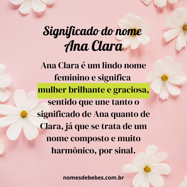 ana clara significado hebraico