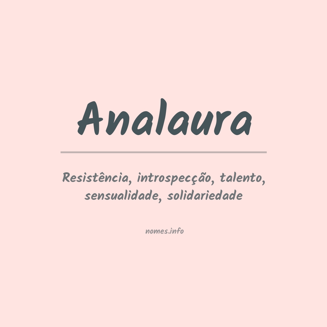 significado nome laura