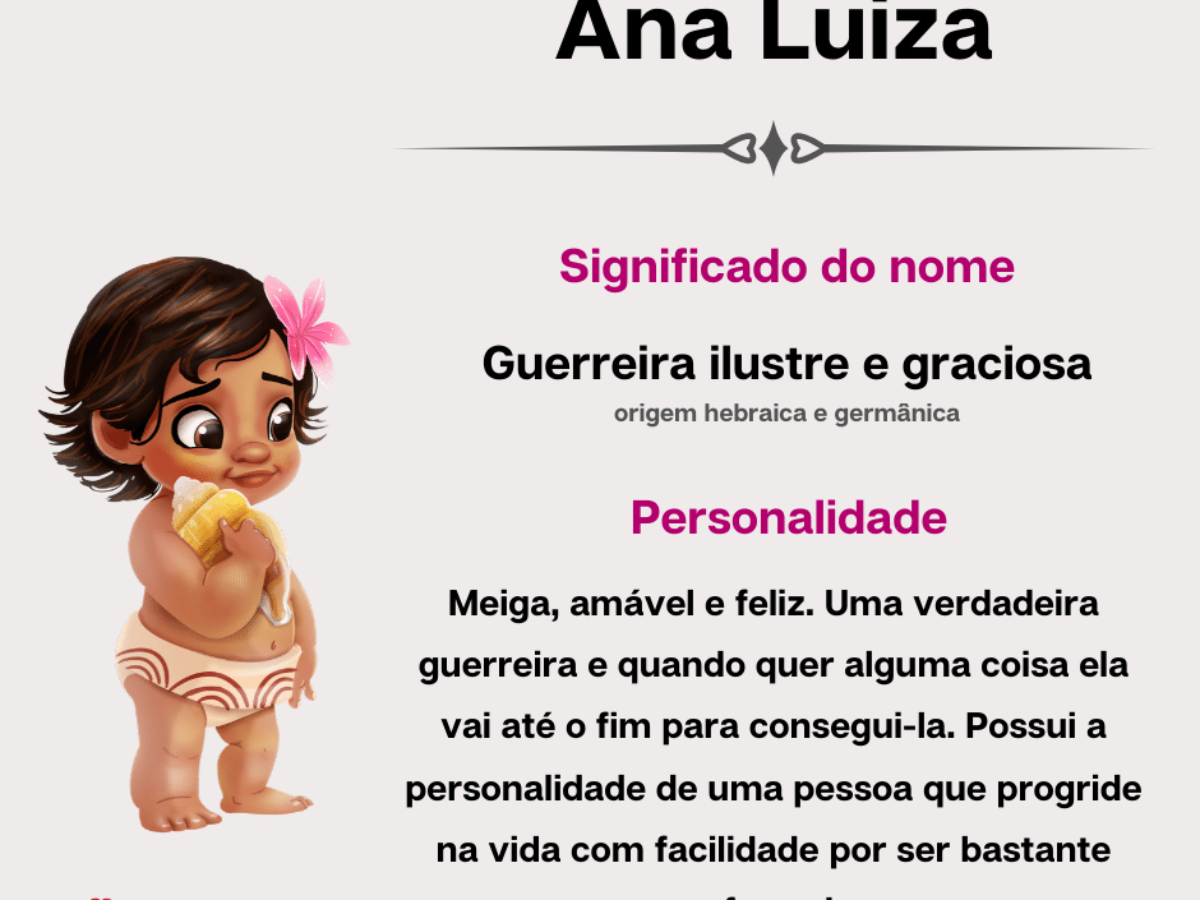ana luiza significado e origem