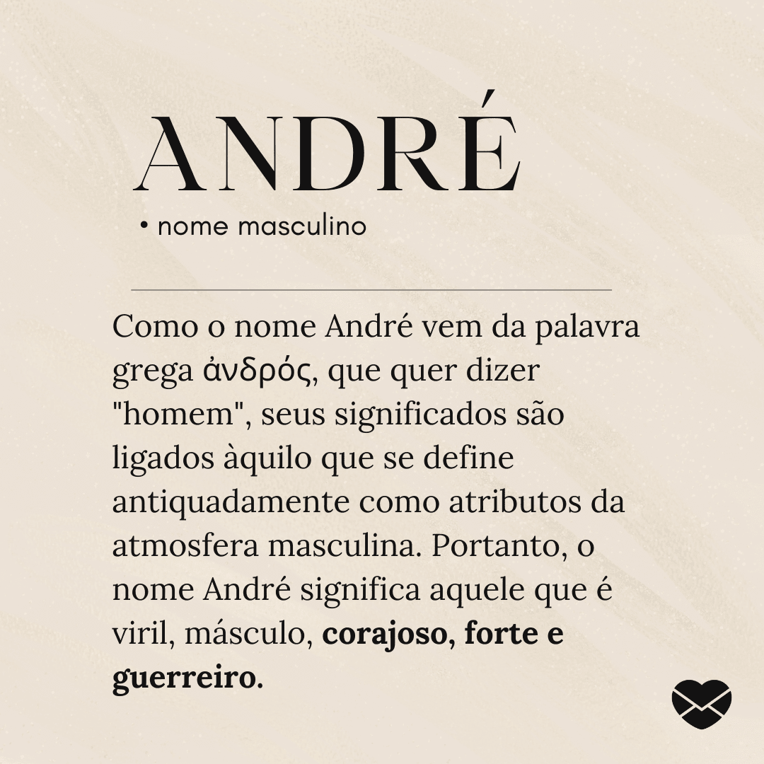 origem do nome André