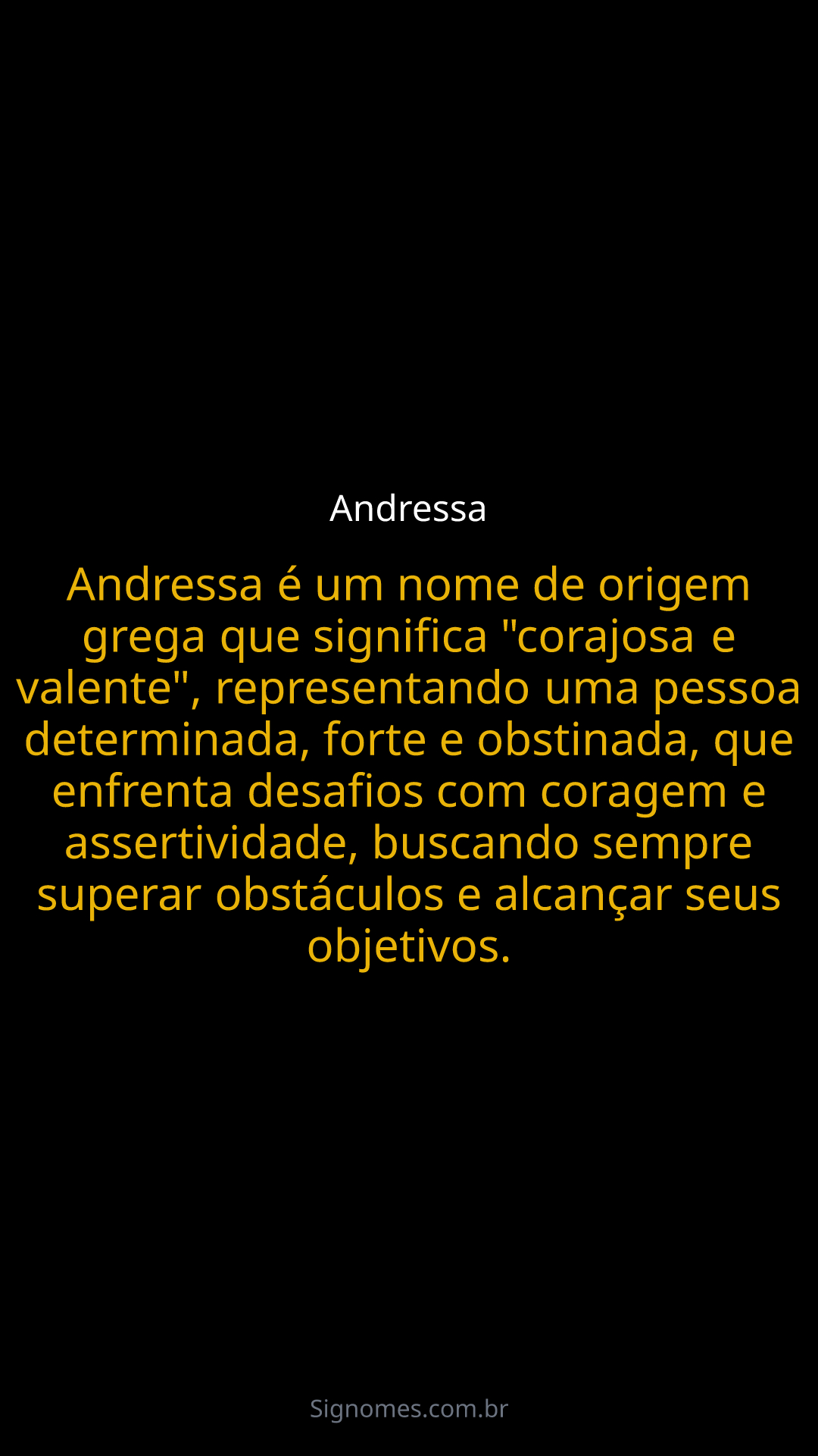 nomes parecidos com Andressa