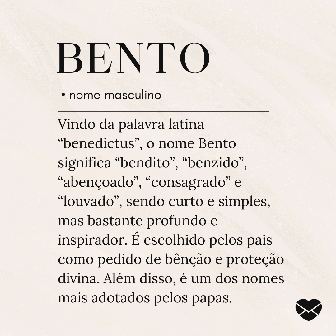 origem do nome Benedito