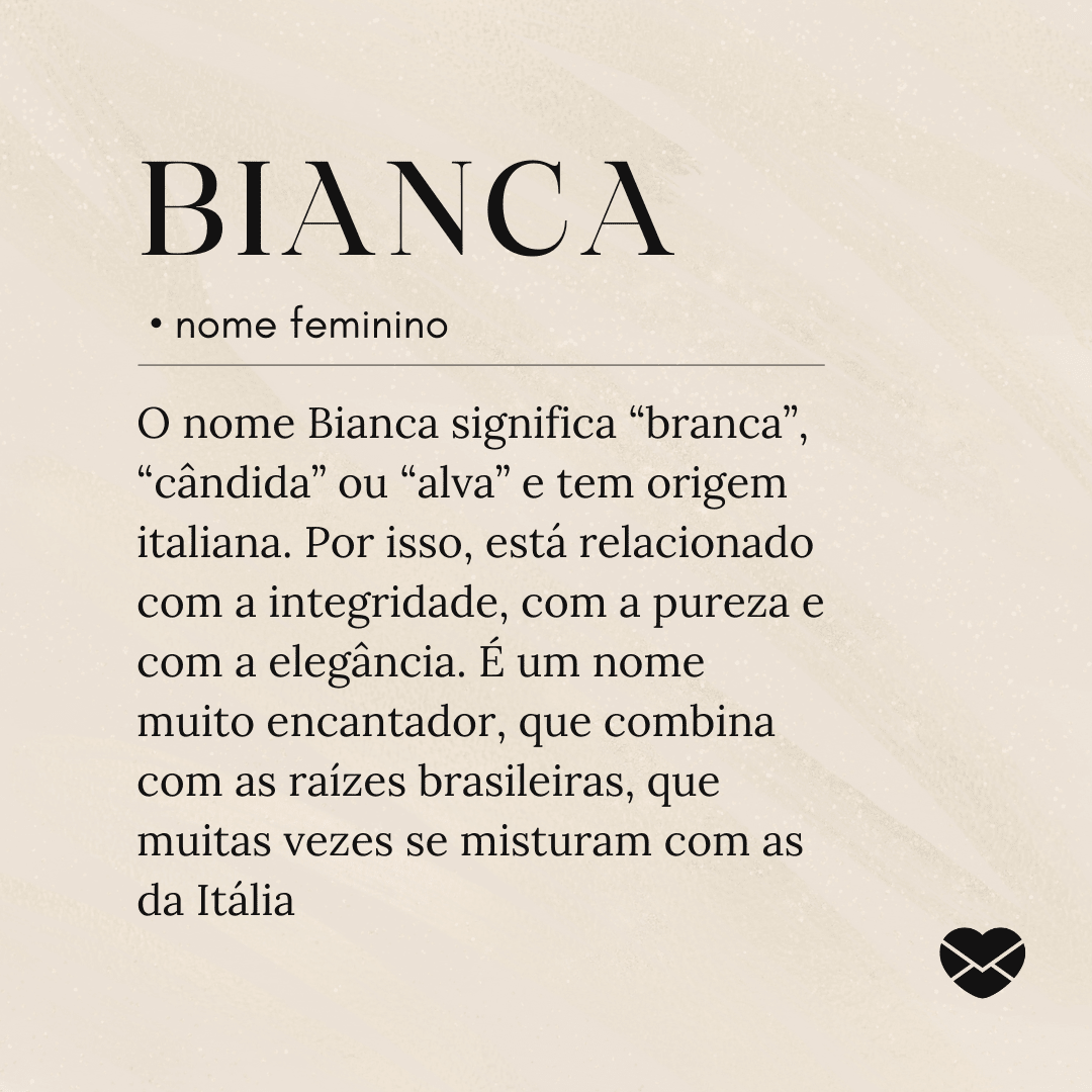 significado do nome bianca e sua origem