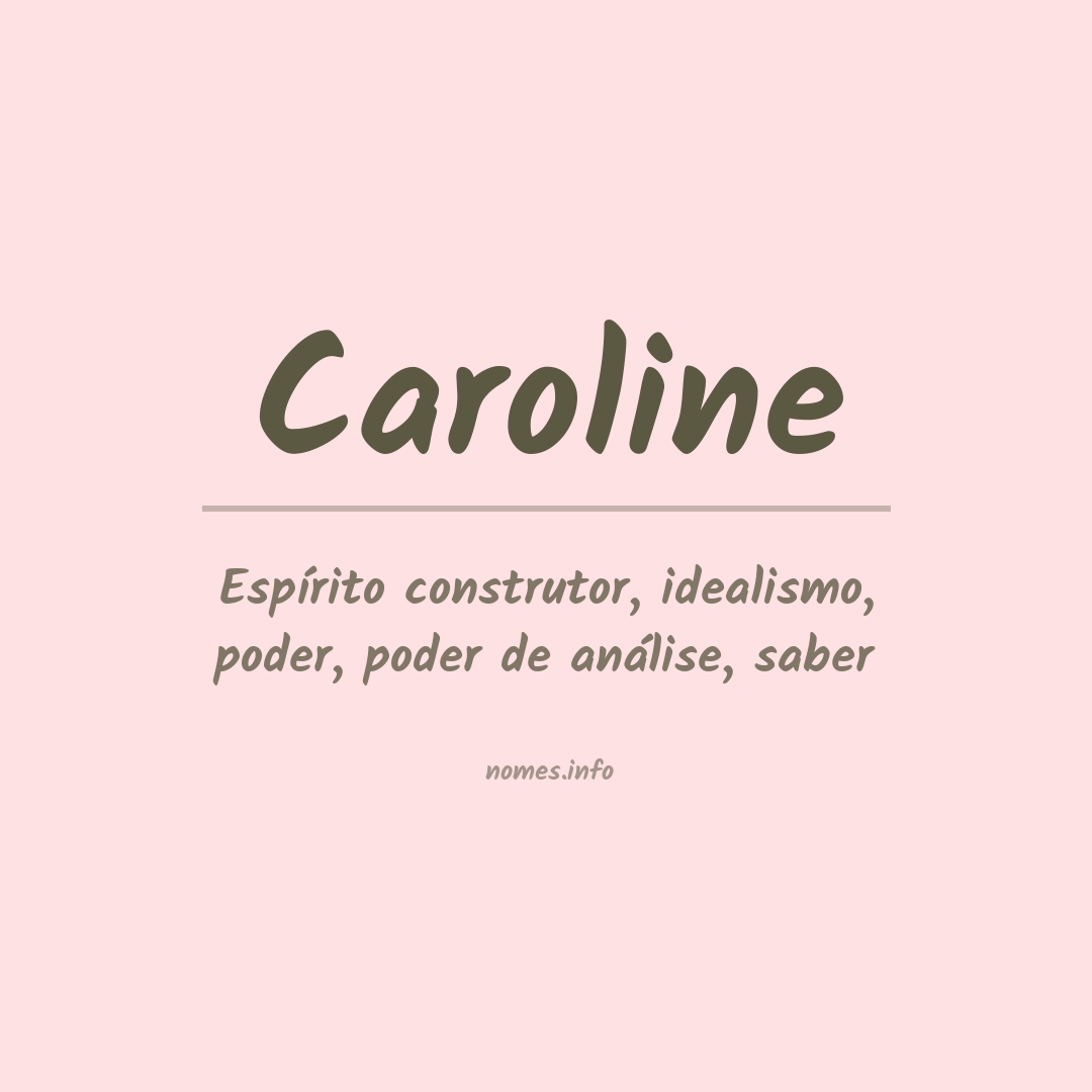 caroline etimologia