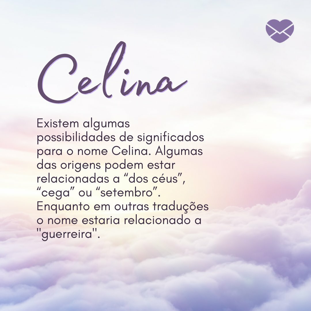 significado nome celina