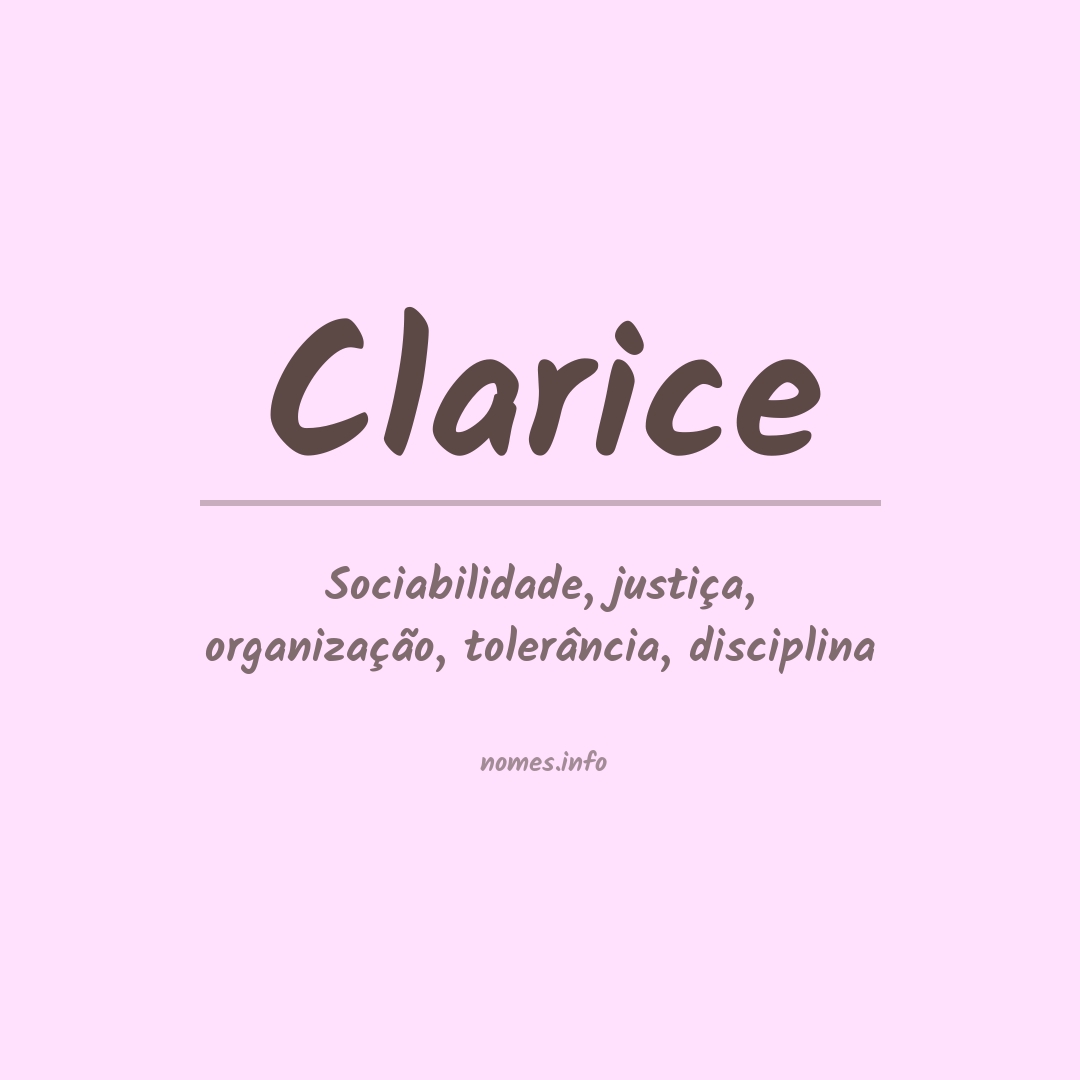 significado clarice