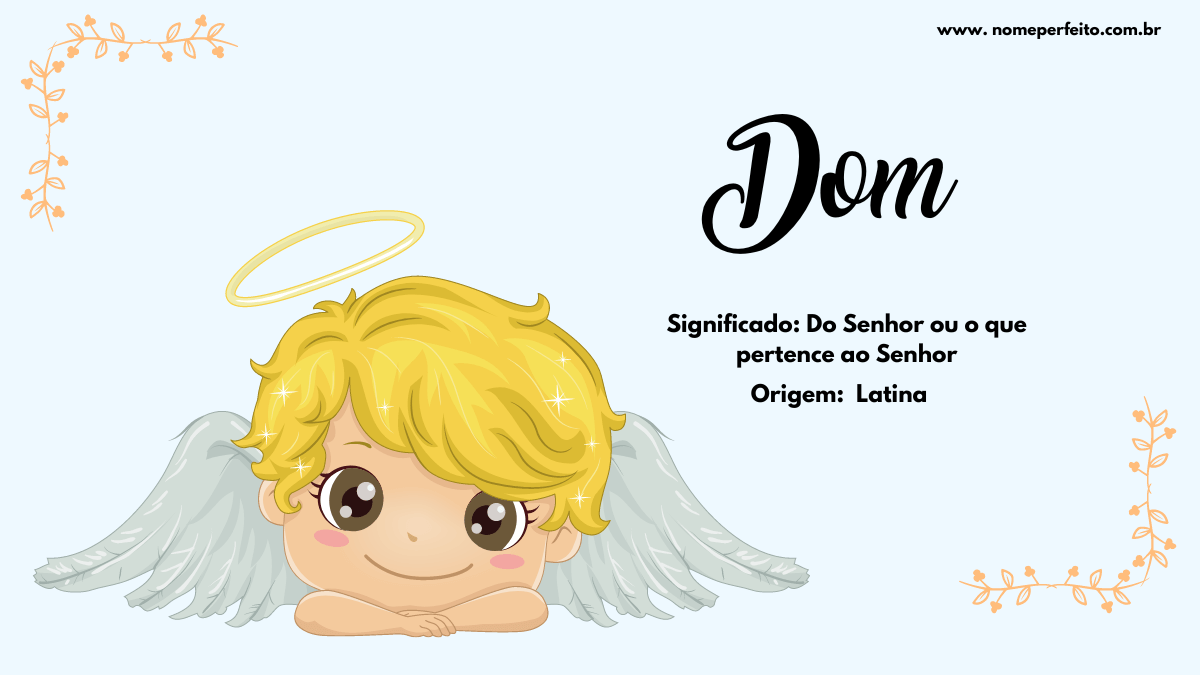 significado de dom senhor