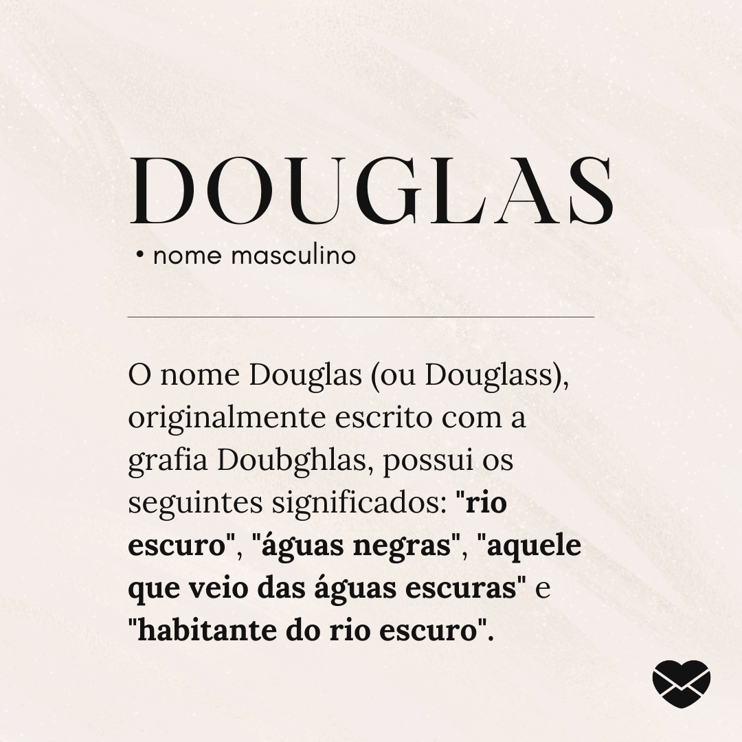 origem do nome Douglas