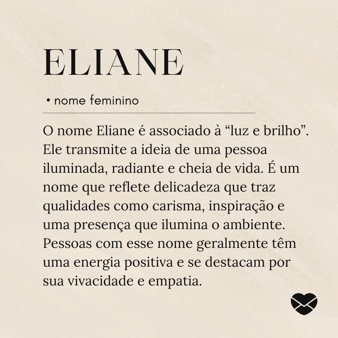 significado do nome Eliana