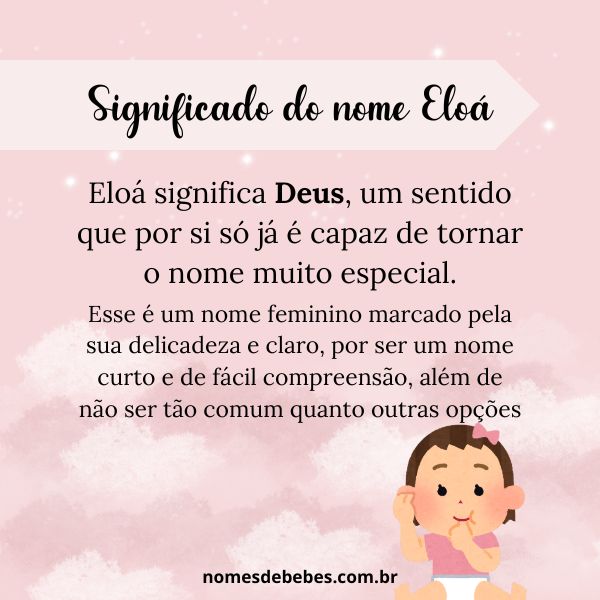 Eloá significado bíblico