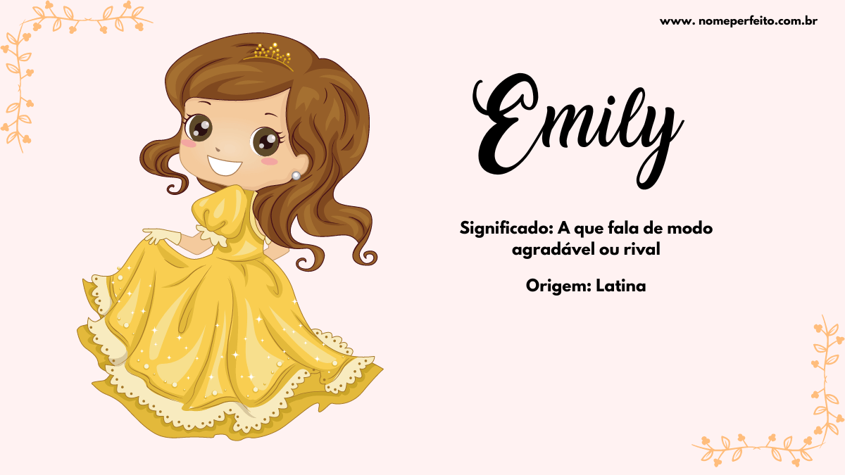 significado nome emily