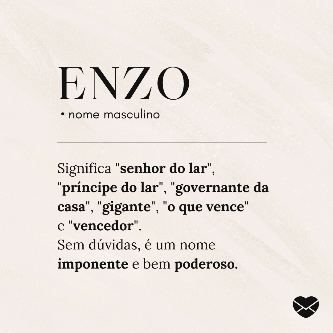 significado de Enzo