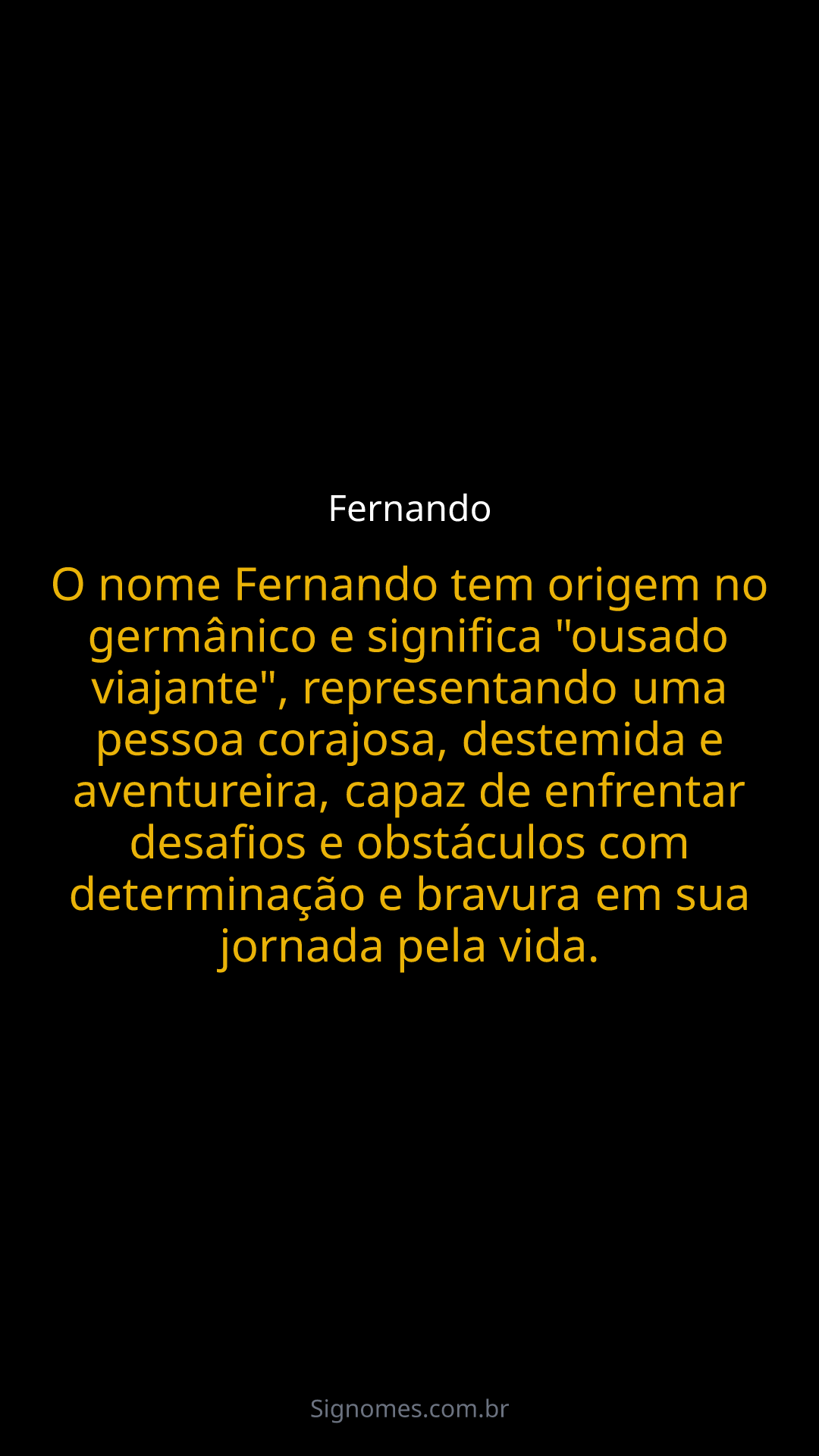 fernando etimologia