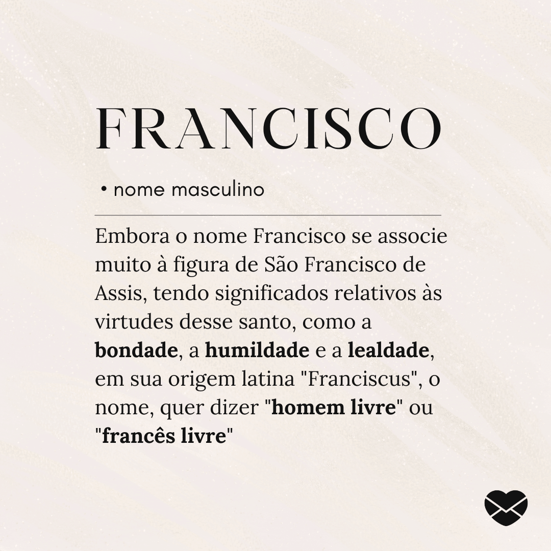 qual o significado de francisco