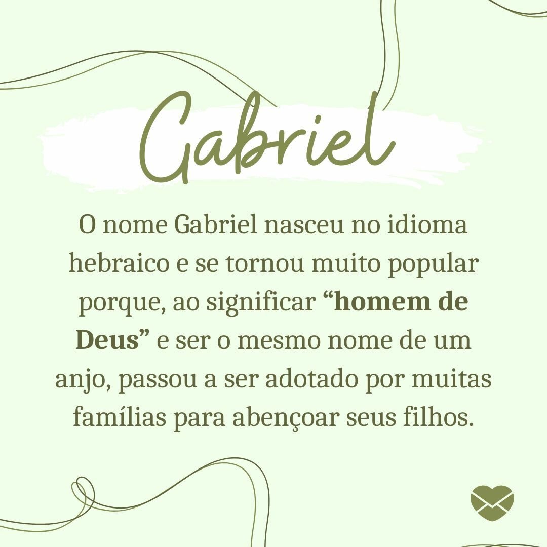 origem do nome gabriel