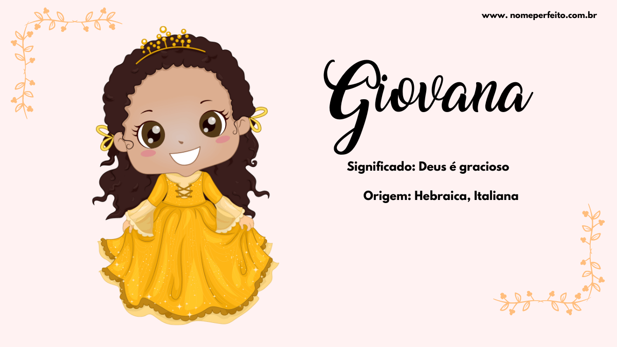 significado do nome giovanna