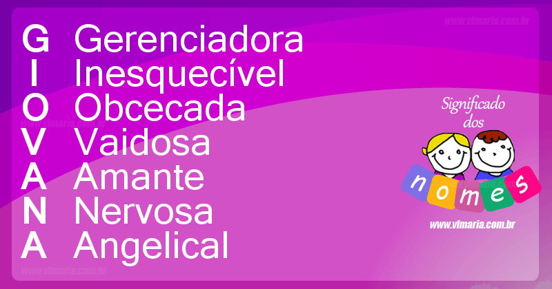 origem do nome giovana