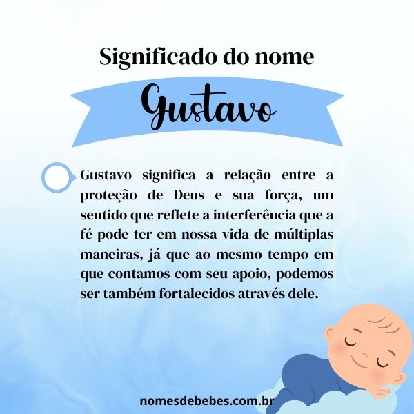 personalidade nome Gustavo