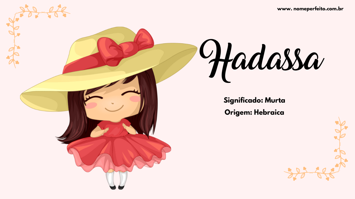origem nome Hadassa
