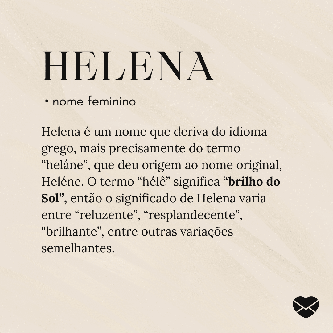 origem grega do nome helena