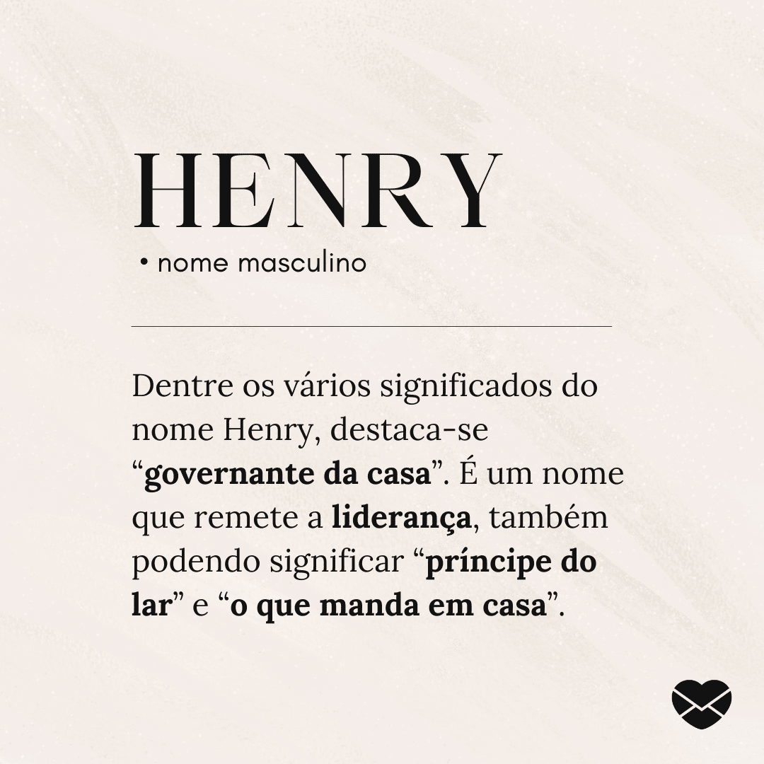 origem do nome henry