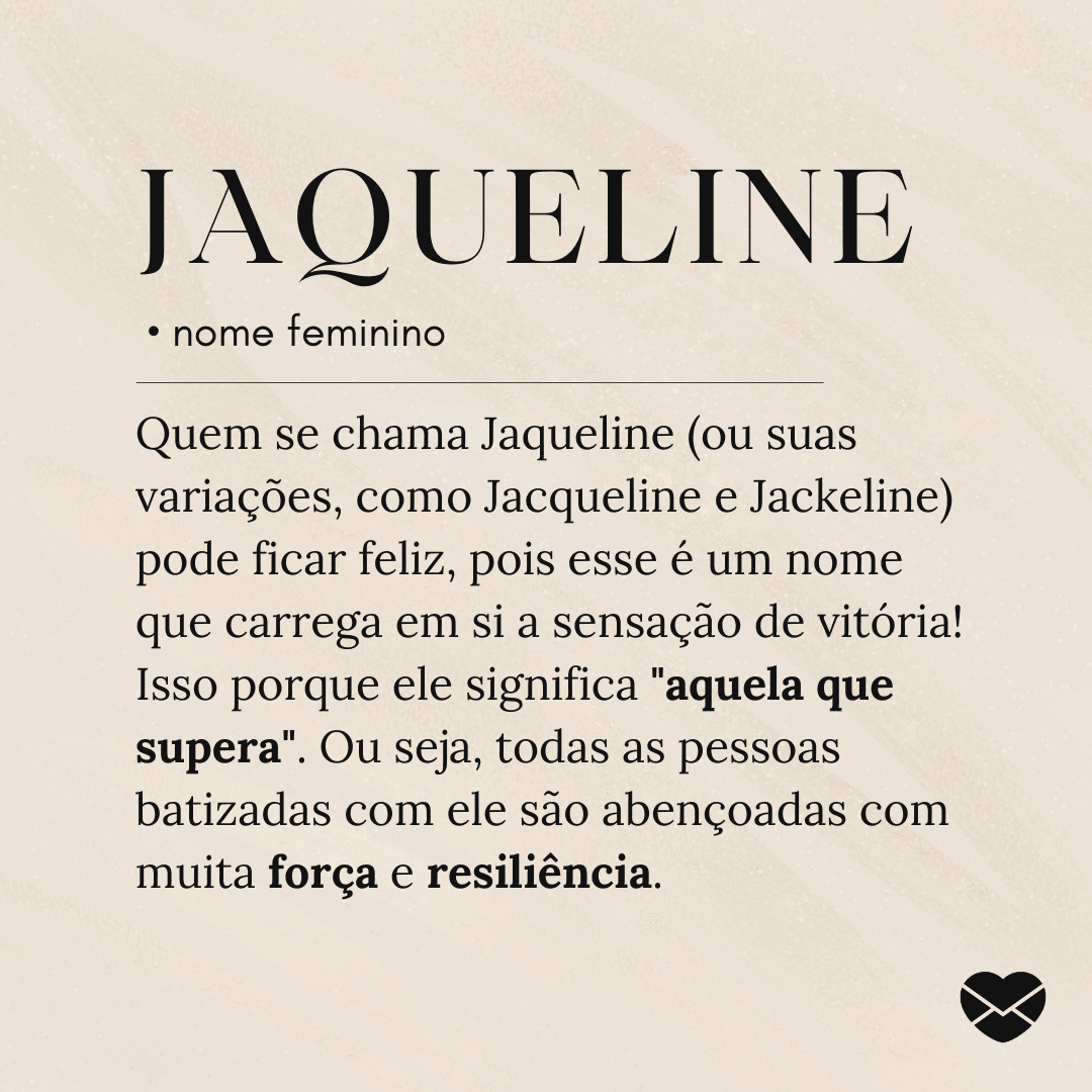 significado de jacqueline