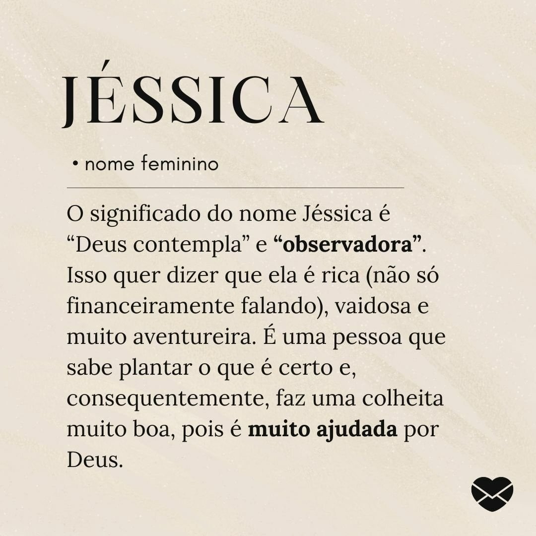 origem do nome jessica