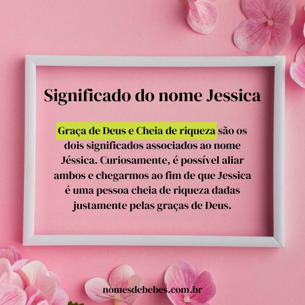 significado biblico jessica