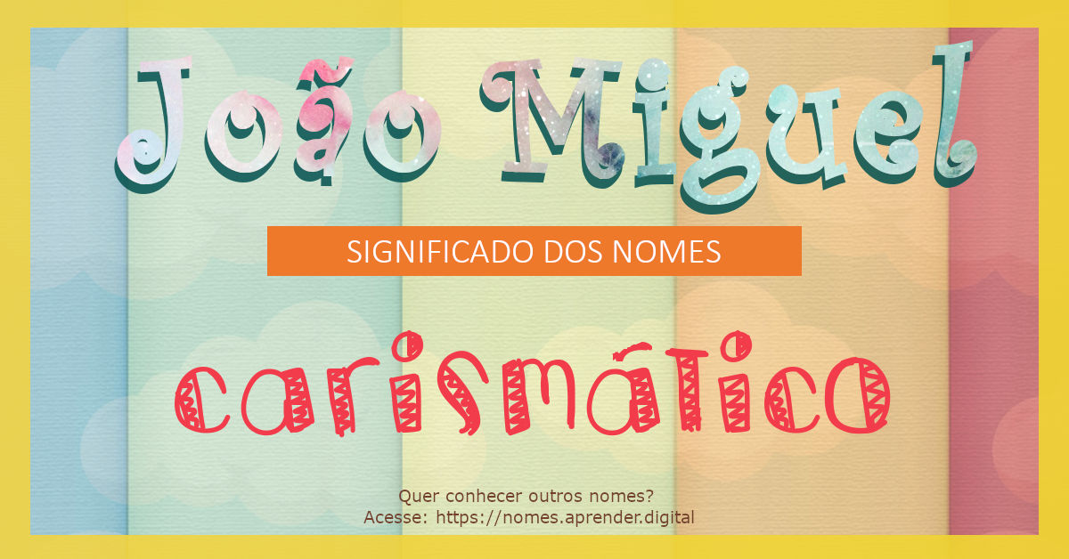 características joão miguel