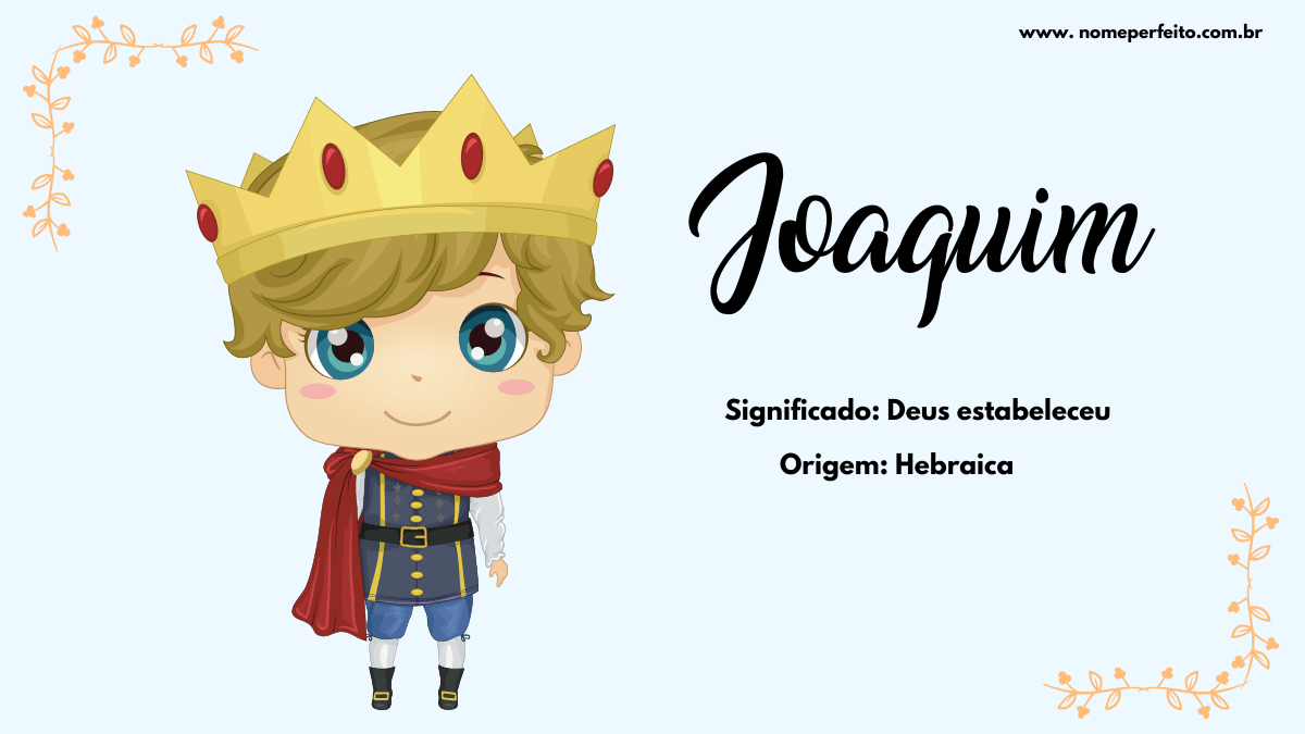 significado do nome joaquim bíblico
