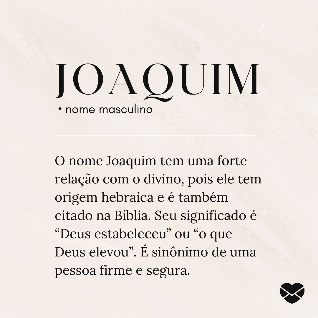 origem do nome joaquim