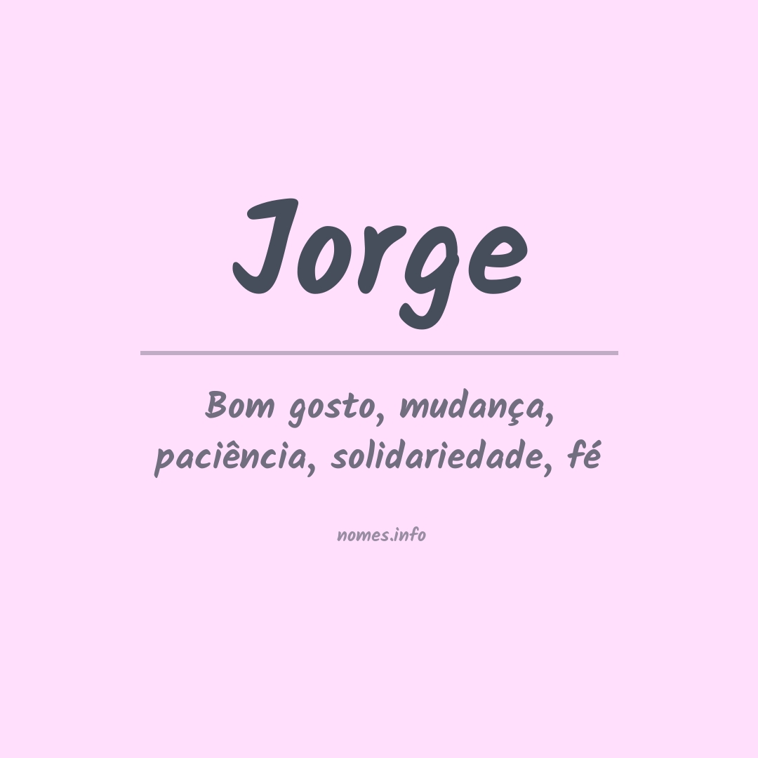 nome Jorge