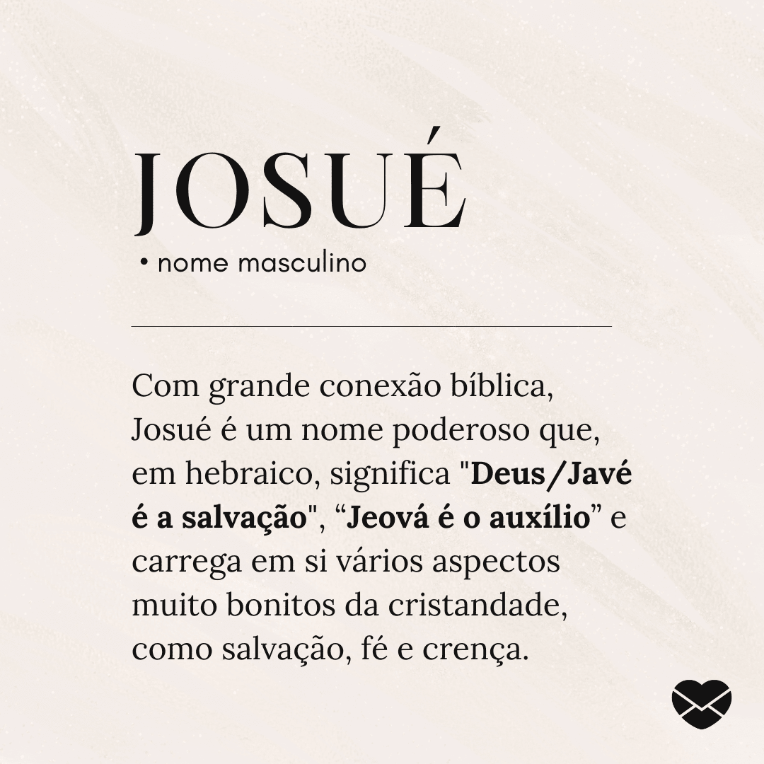origem do nome josué