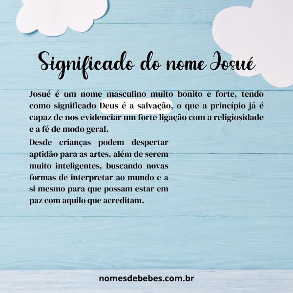 josué nome hebraico