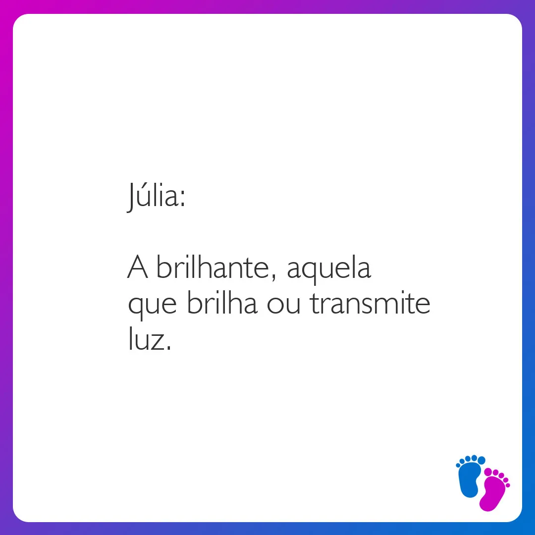 julia significado biblico