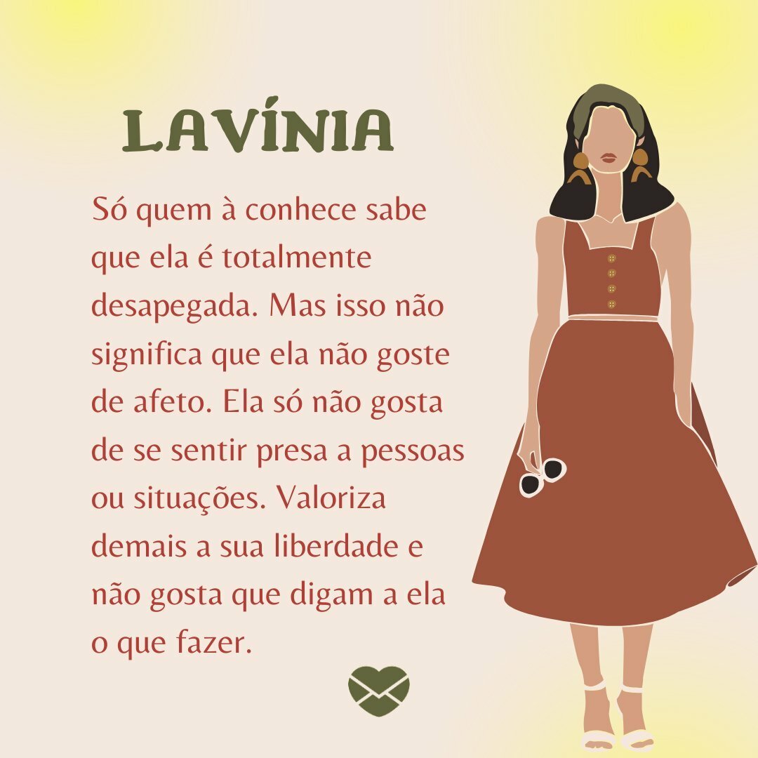 origem do nome lavinia