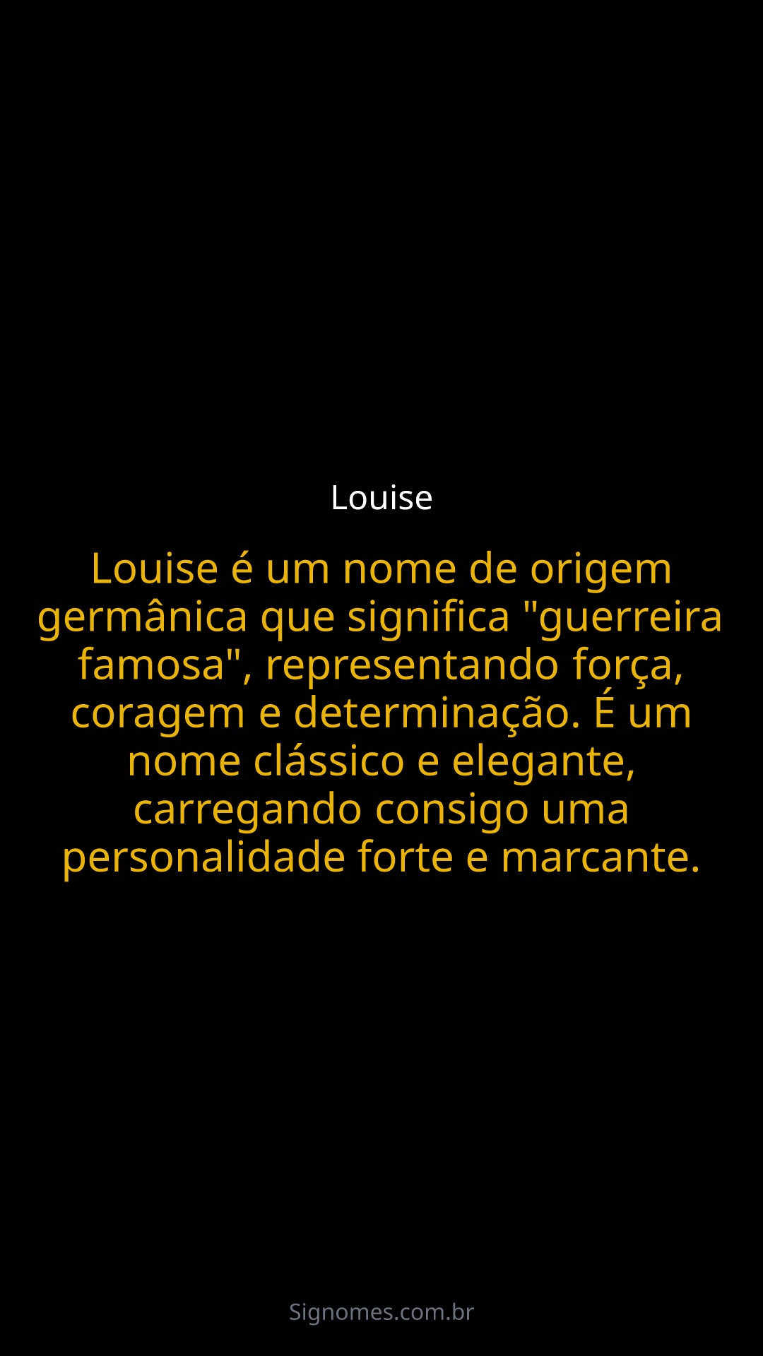 significado nome luísa